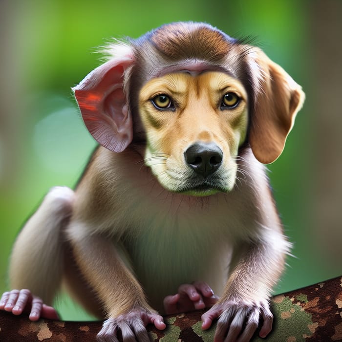 Monkey with Dog Face: Unusual Animal Hybrid