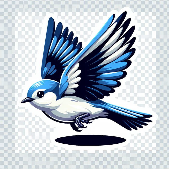 Flapping Bird Sprite - Captivating Flight Animation