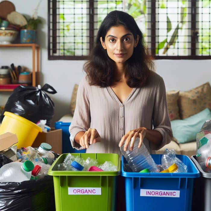 Reducing Waste: South Asian Woman's Sustainable Methods