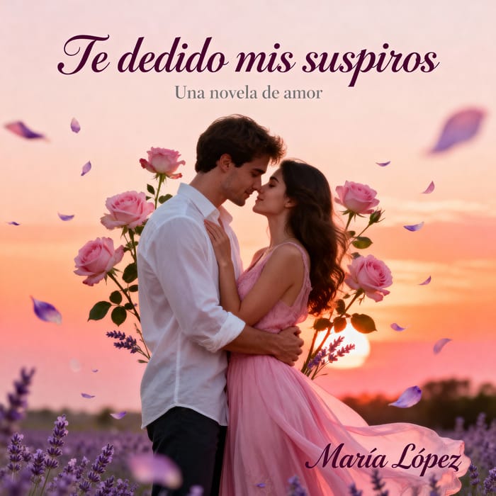 Te Dedido Mis Suspiros - Romance Book Cover Design Te Dedido Mis Suspiros - Romance Book Cover Design