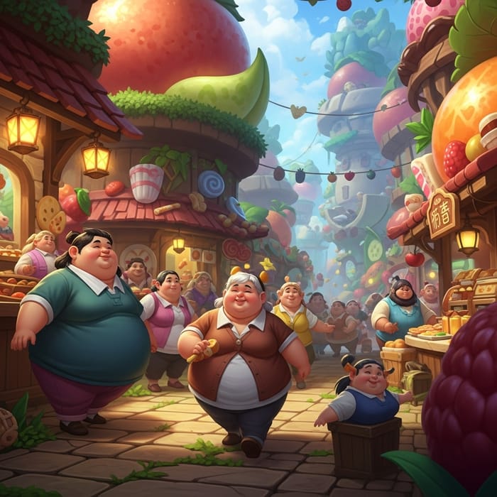 Explore a Whimsical Colorful Fantasy World Explore a Whimsical Colorful Fantasy World