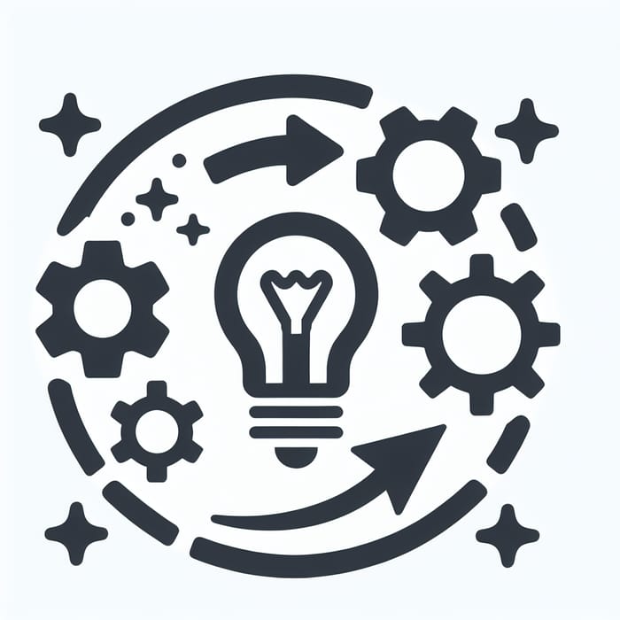 Product Development Icon: Simple Design Concept