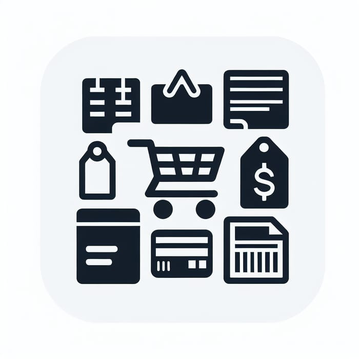 Simple Merchandising System Icon