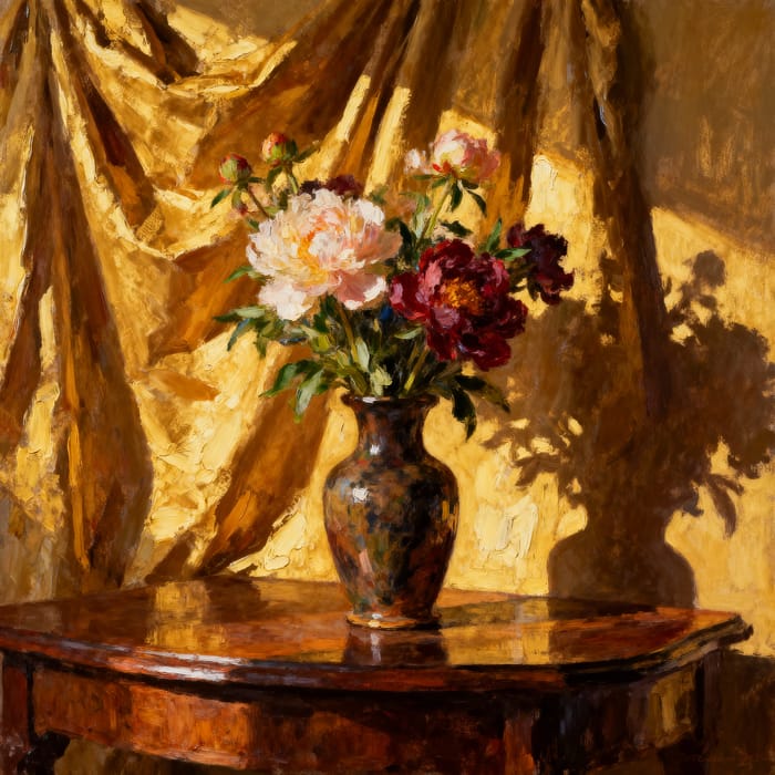 Vibrant Traditional Oil Painting - Museum Quality Art Vibrant Traditional Oil Painting - Museum Quality Art