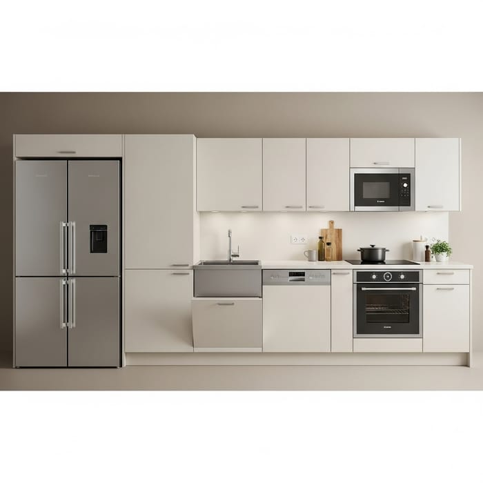Integrated Kitchen Design with Modern Appliances Integrated Kitchen Design with Modern Appliances