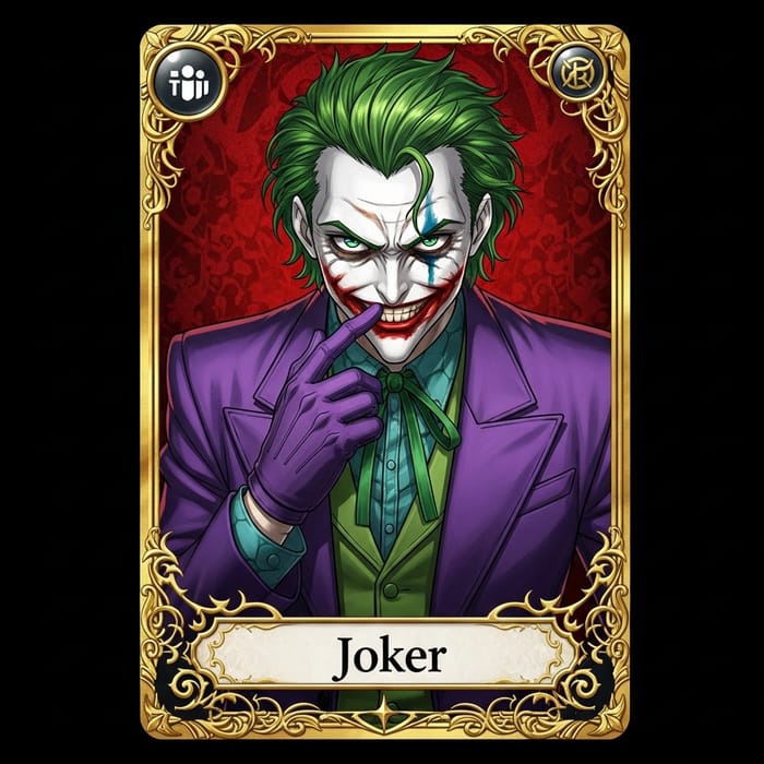 Anime Joker Card for Teams Profile Picture