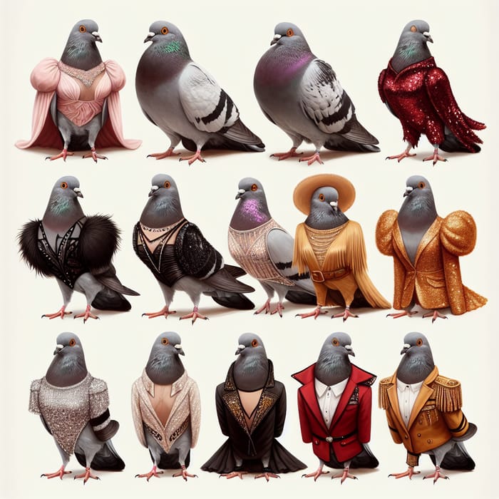 Pigeons in Taylor Swift Tour Inspired Outfits