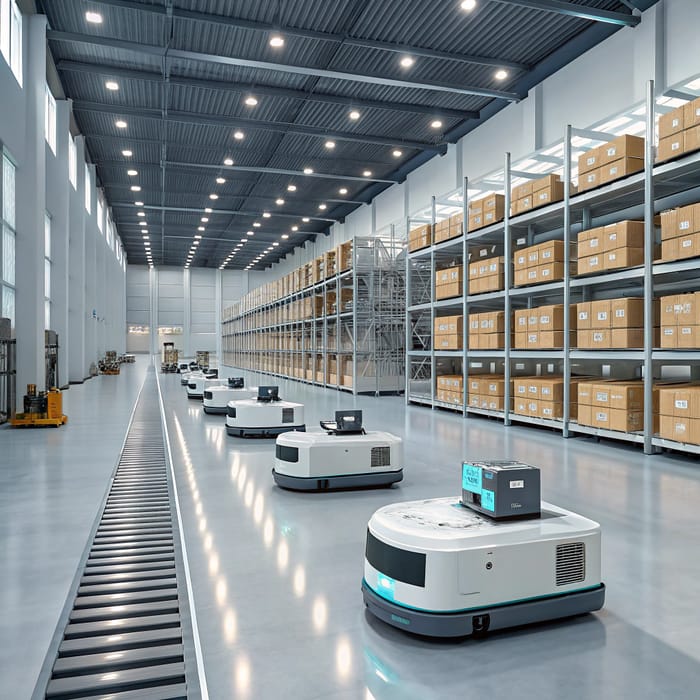 Smart Warehouse with Robots