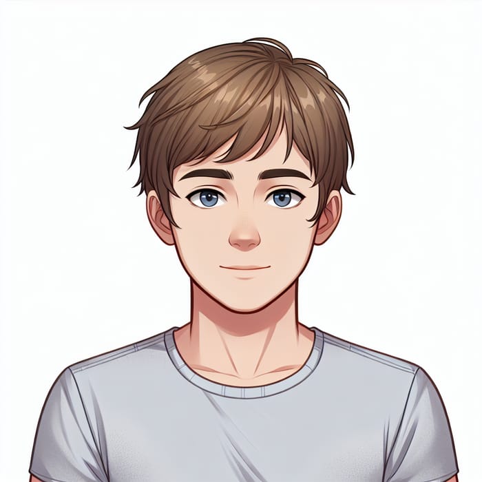 Average Noah: Neutral Expression, Casual Style & Blue Eyes