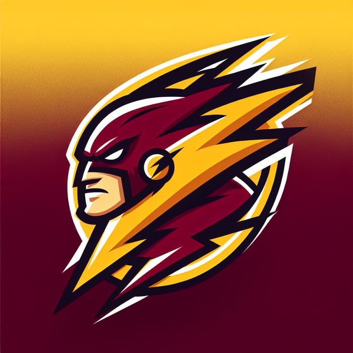 Dynamic Baseball Team Thunderbolt Mascot Design