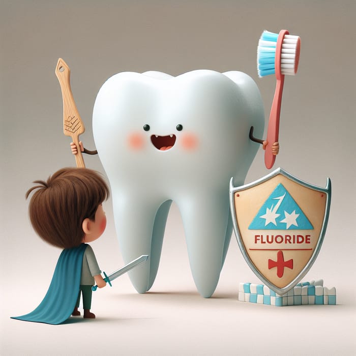 Superhero Tooth and Fluoride Defender: Kid's Dental Adventure