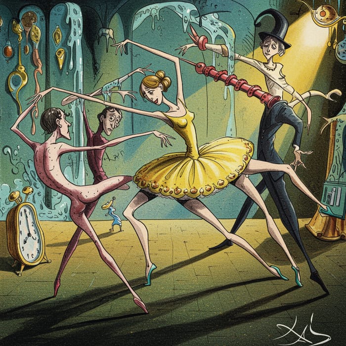 Salvador Dali's Dancers Art - Explore Unique Designs