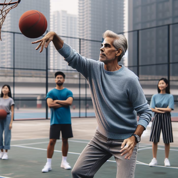 Joe Biden Playing Basketball - Urban Court Action