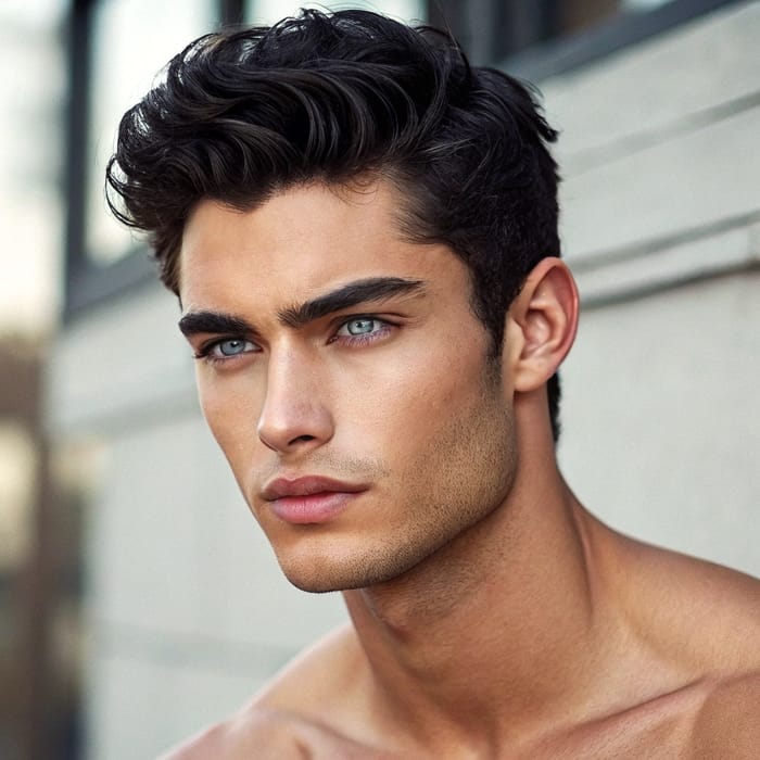 Stunning Male Model with Unique Features