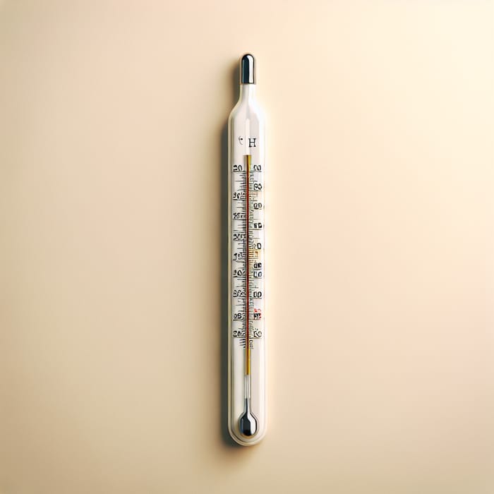 Severe Fever Temperature on Classic Mercury Thermometer