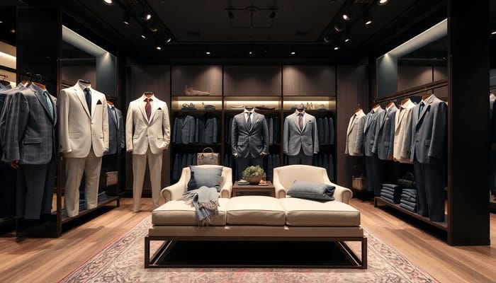 Luxury Men's Linen Suits Boutique