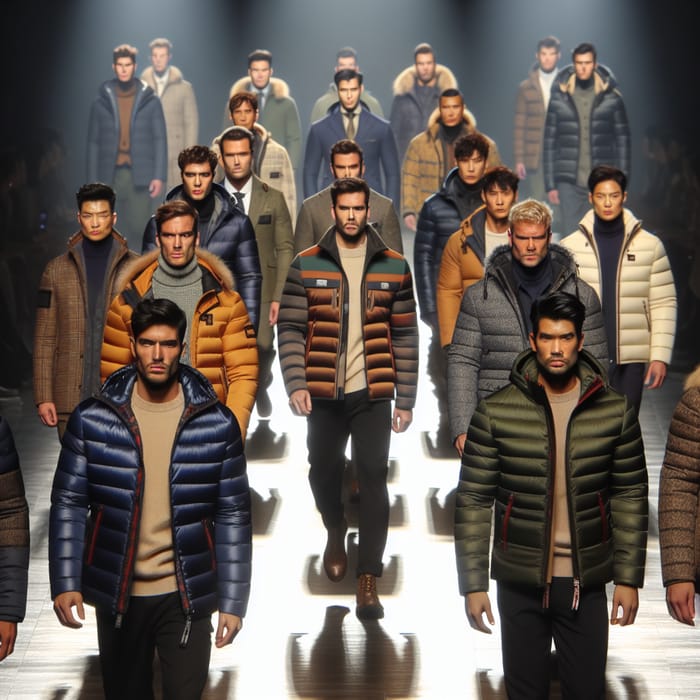 Diverse Down Jacket Fashion Show Highlights