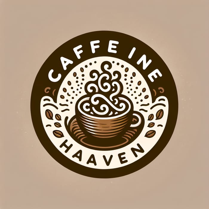 Cozy Coffee Shop Logo Design | Caffeine Haven