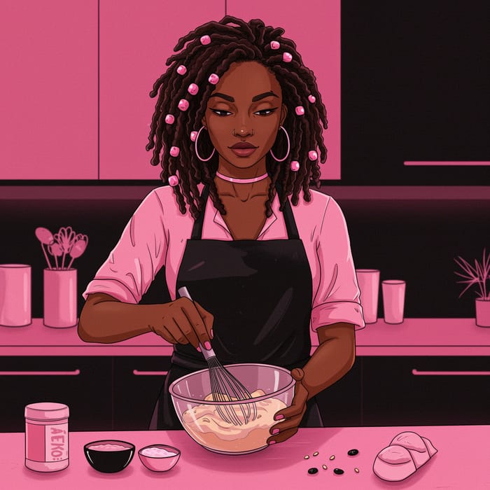 Black Empress Cooking with Dreadlocks | Unique Recipes