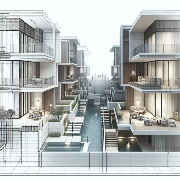 Modern Luxury Terrace Homes: Artist's Impression