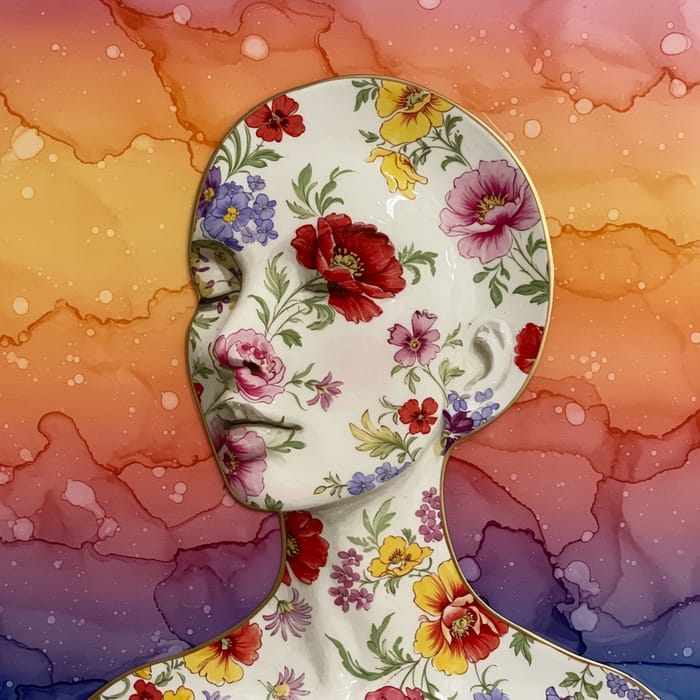 Whimsical Floral Portraits Inspired by Milo Manara