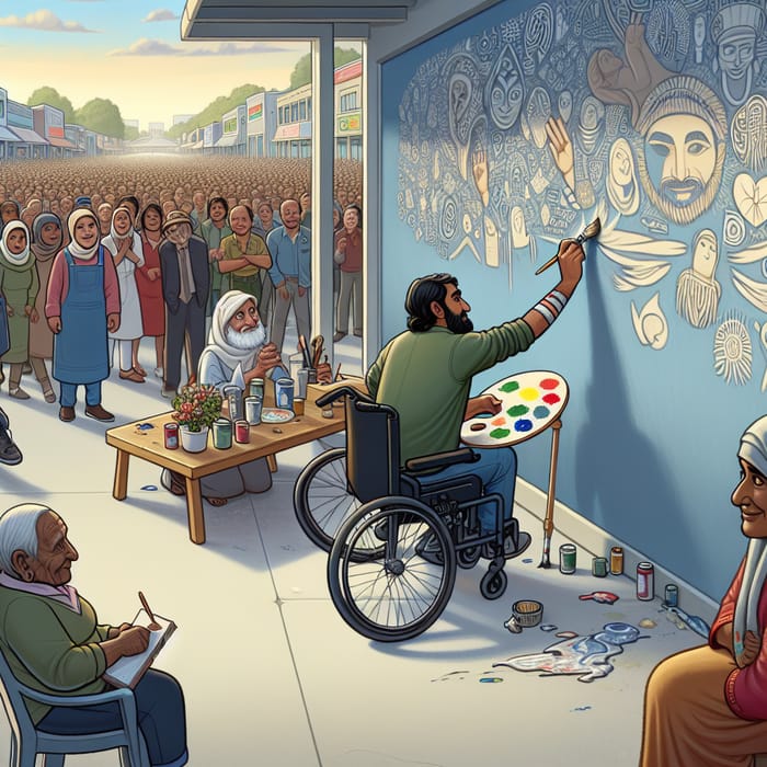 Visualisation of Small Things: Inclusive Community and Diversity Murals