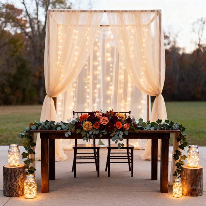 Elegant Fall Wedding Table Setup Ideas Elegant Fall Wedding Table Setup Ideas
