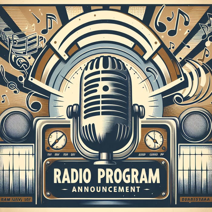 Radio Program Announcement - Tune In Today!