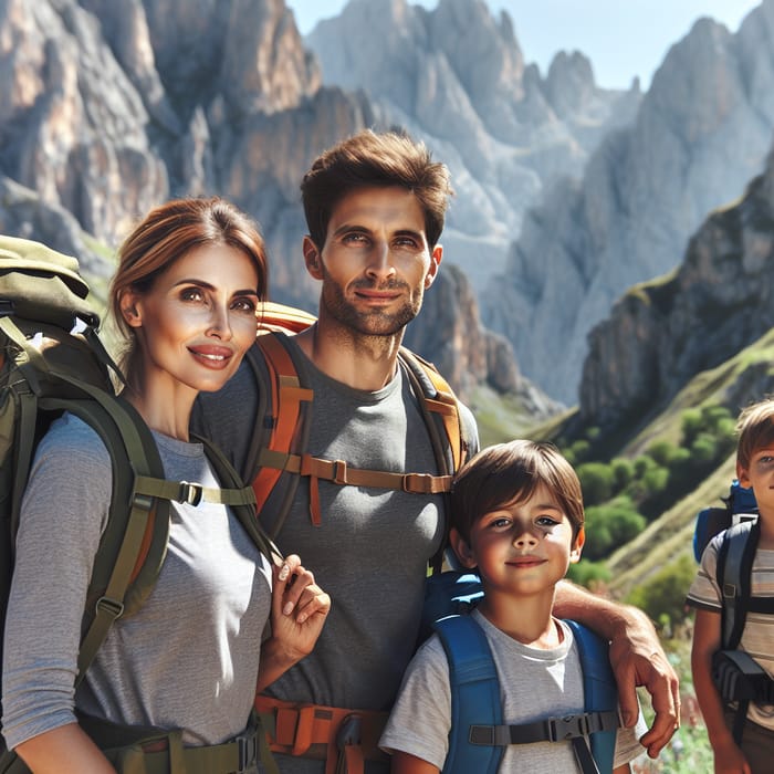 Family Hiking Trip: Adventure Through Majestic Mountains