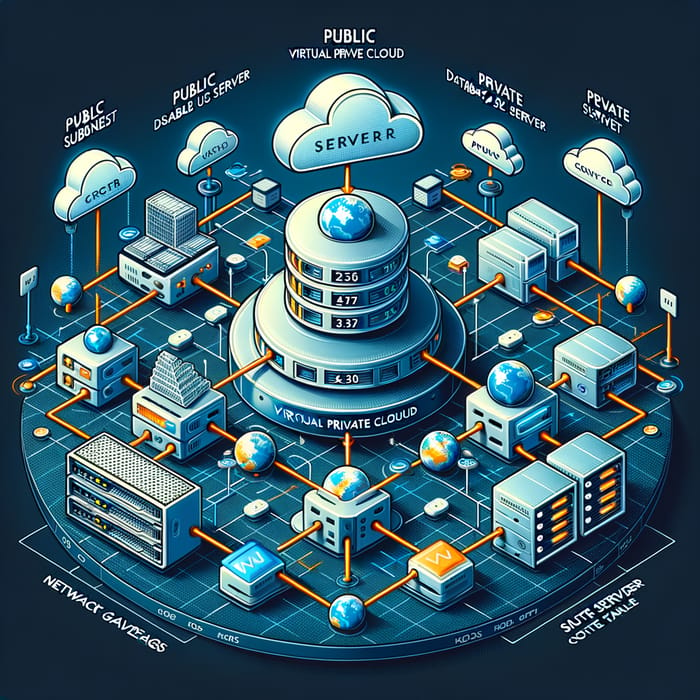 VPC Diagram: Web & Database Server Configuration