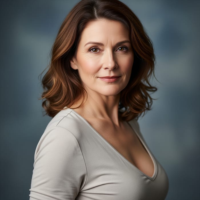 Attractive 50-Year-Old Woman in 4K Attractive 50-Year-Old Woman in 4K