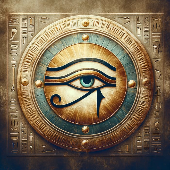 Eye of Horus Ancient Egyptian Background Image