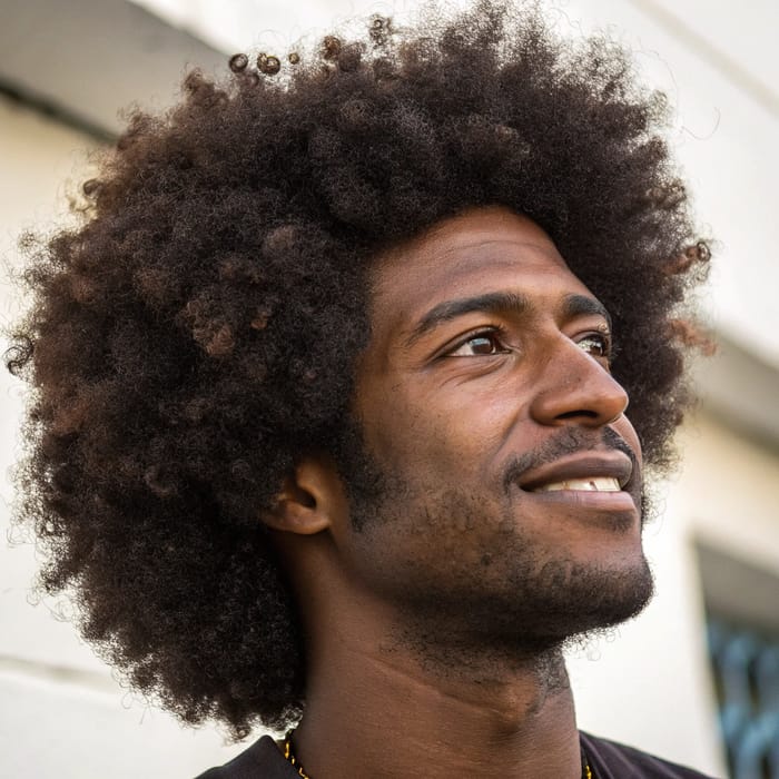 African Man with Afro Hair - Embrace Your Unique Style