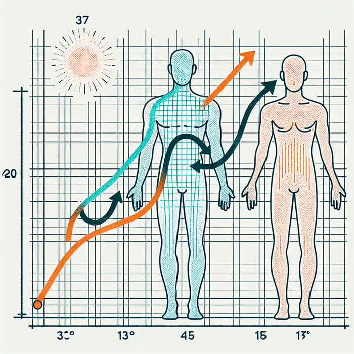 Human Body Temperature Changes in Response to Environmental Variations