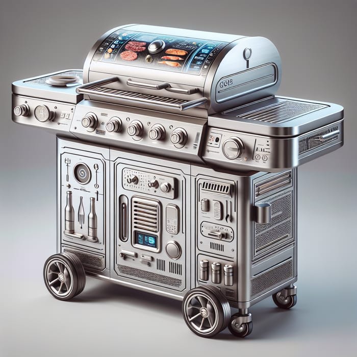 Designing Futuristic BBQ Grill for Innovative Outdoor Cooking