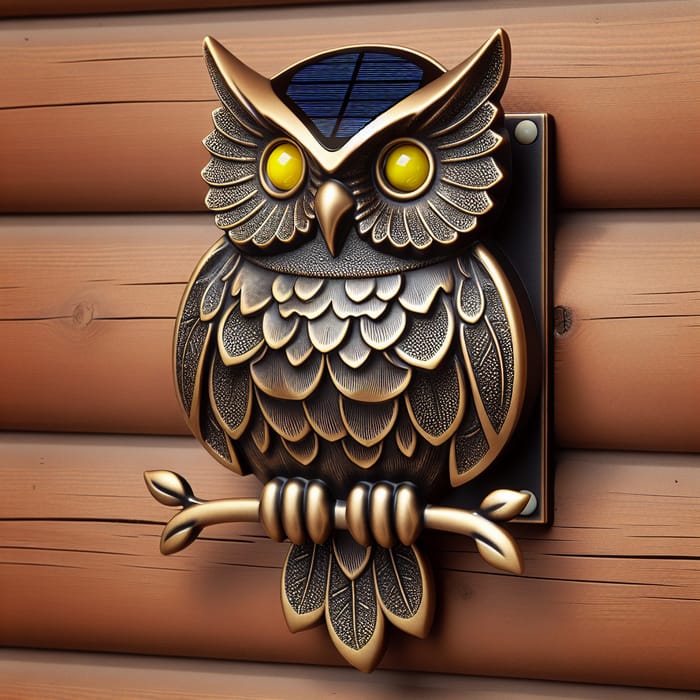 Stylish Solar Fence Light in Owl Shape | Illuminate Your Space