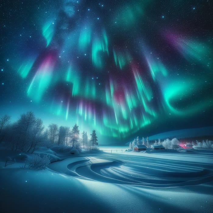 Enchanting Northern Lights at Aurora Village, Murmansk