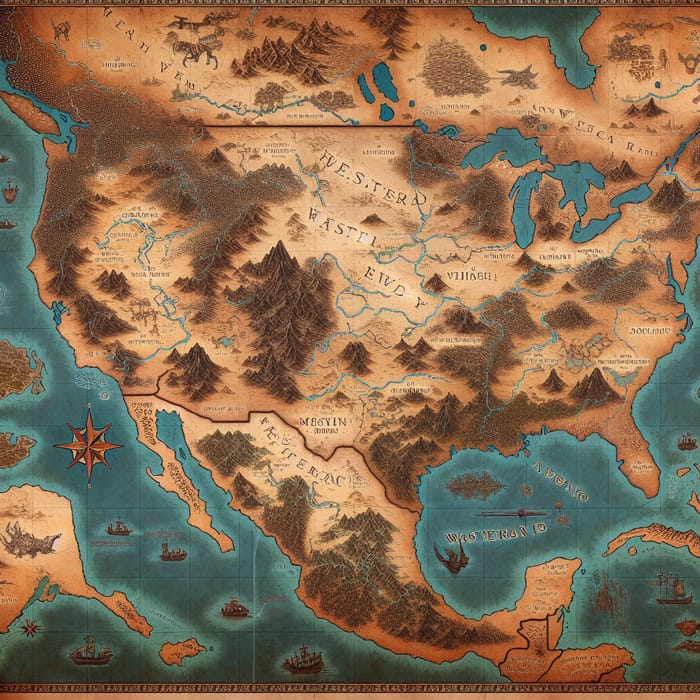 Explore the Western Fantasy World Map