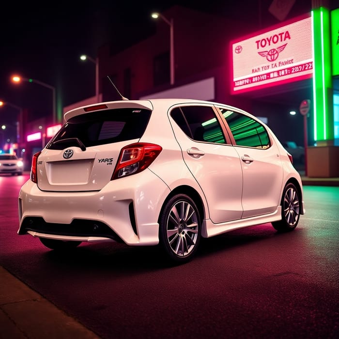 Toyota GR Yaris: Neon Nighttime Elegance