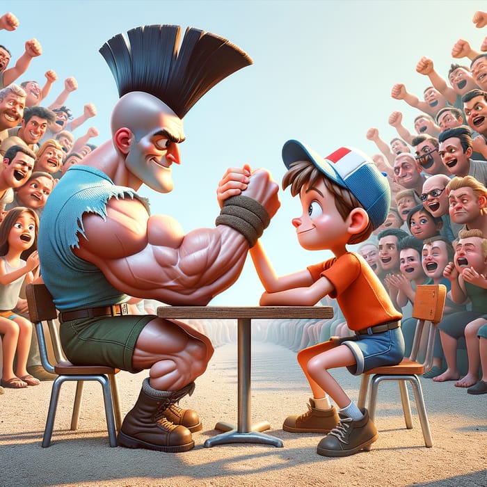 Vegueta vs. Kiko: Epic Arm-Wrestling Showdown