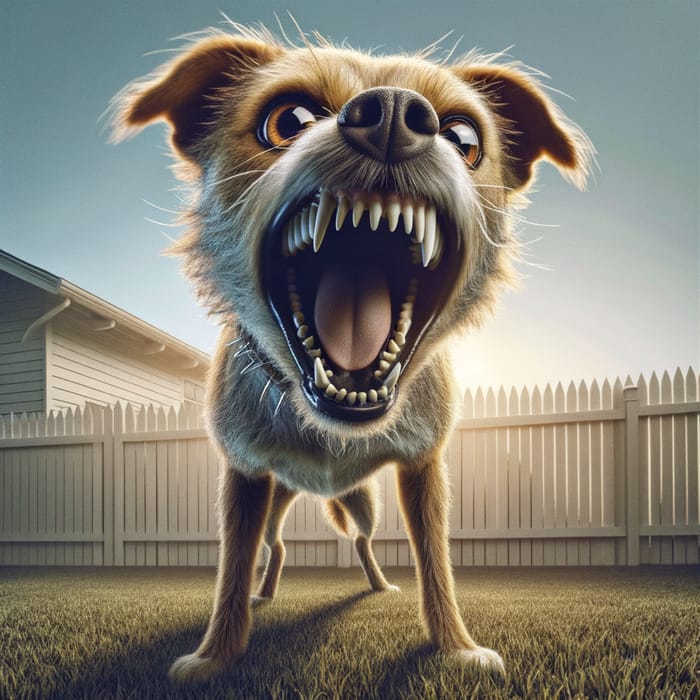 Aggressive Dog Barking Behavior