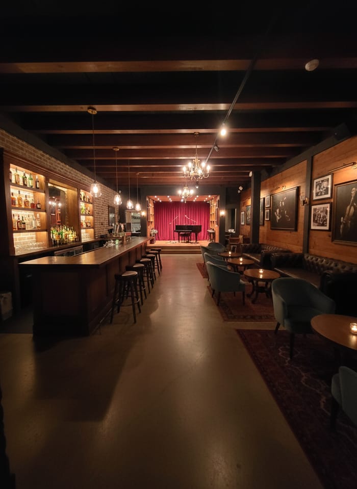 Vibrant Bar/Lounge Design with Sophisticated Touch