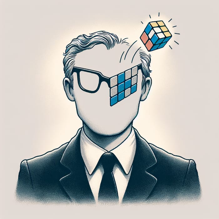 Erno Rubik Illustration: Iconic Invention Emerges