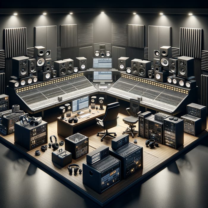 Professional 3D Music Studio Equipment | FL Studio