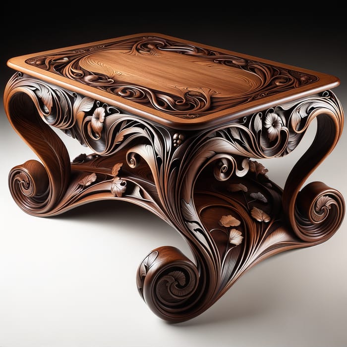 Art Nouveau Coffee Table - Elegant Designs