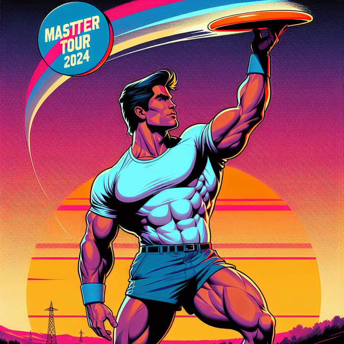 Heman with Frisbee at Master Tour 2024