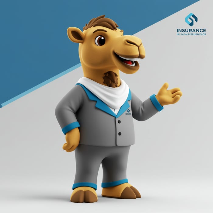 Creative Insurance Mascot Design in Riyadh