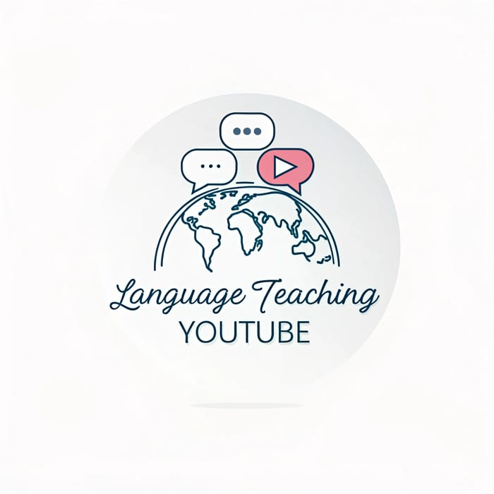 Minimalism Logo for Language Teaching Channel