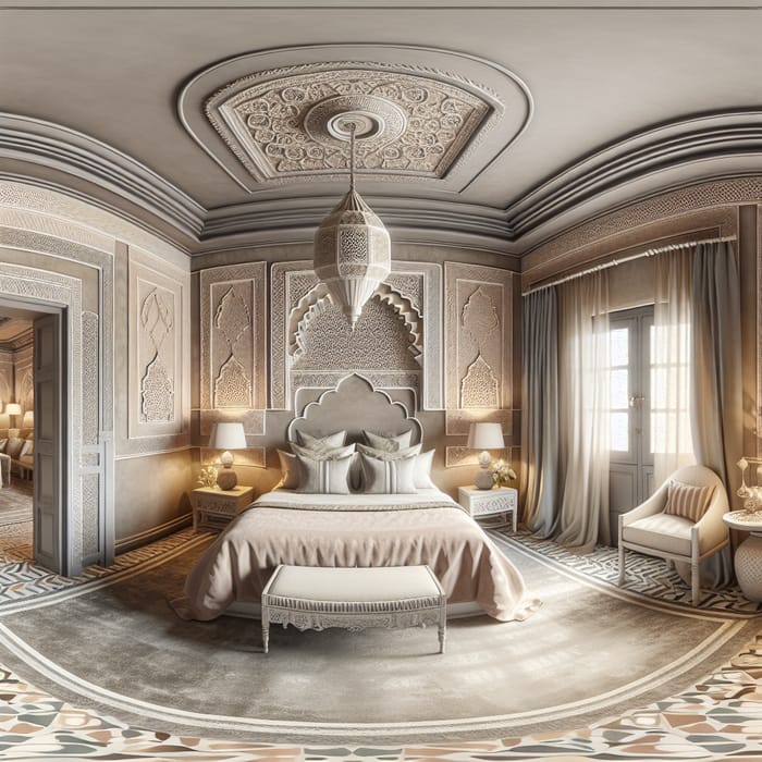 Elegant Marrakech Style Bedroom Decor | Sand & Stucco Harmony