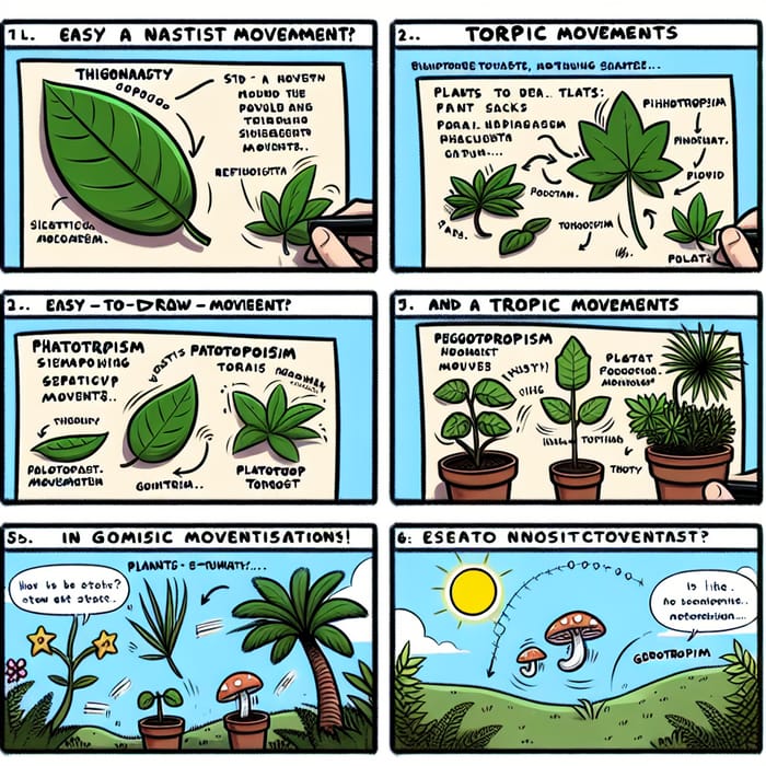 Educational Comic on Plant Movements